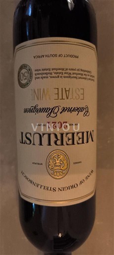 Obalna regija Stellenbosch Meerlust 2021