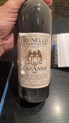 Toscana Brunello di Montalcino Capanna 1993