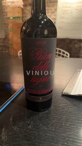 Toscana Brunello di Montalcino. Antinori Pian delle Vigne 1999