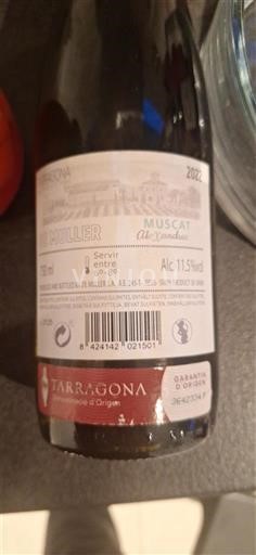 Catalonië Tarragona Cooperativa de Vila-rodona Muscat Aleixandre 2022