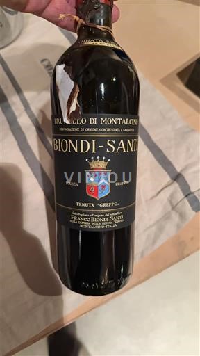 Toscana Brunello di Montalcino. Biondi-Santi Tenuta Greppo 1993
