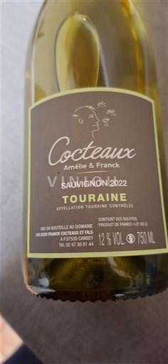Loire-dalen Touraine Cocteaux Sauvignon 2022