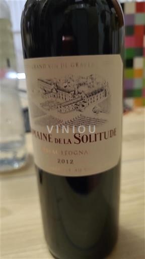 Бордо Пессак-Леоньян Domaine La Solitude 2012