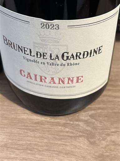 Vallée du Rhône Cairanne Brunel de la Gardine 2023