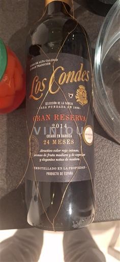 La Rioja Rioja Las Condes Gran Reserva 2014