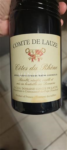 Rhône-dalen Côtes-du-Rhône Comte de Lauze 2020