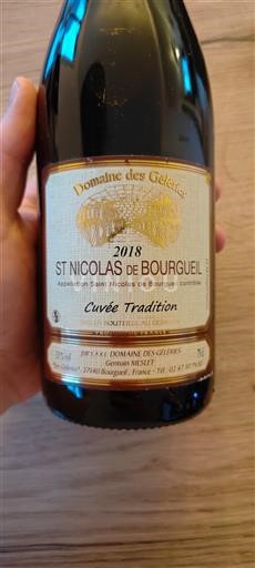 Vallée de la Loire Saint-Nicolas-De-Bourgueil Domaine S Géleries Tradition 2018