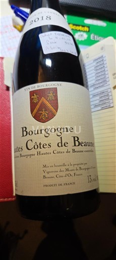 Burgundy Not Specified Vignerons des Monts de Bourgogne 2018