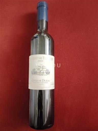 Lounais-Ranska Côtes-de-duras Château Bois de Bessacot 2001