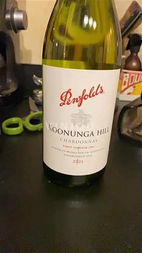 Australia Meridional No especificado Penfolds Koonunga Hill Chardonnay 2021