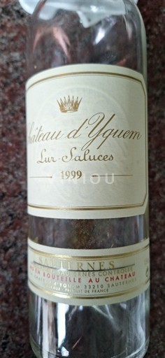 Bordeaux Sauternes Château Yquem 1999