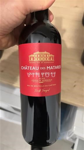 Burdeos Blaye-Côtes de Burdeos Château S Matards Spéciale Sin añada