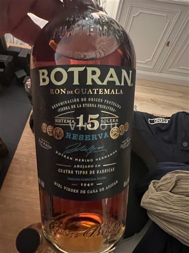 Rum Jantarová Botran Casa Botran 10a Guatemala Nespecifikováno