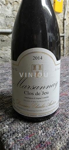 Borgogna Marsannay Domaine Charles Audoin Clos de Jeu 2014