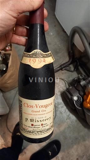Bourgogne Clos-de-vougeot Grand Cru P. Misserey 1994
