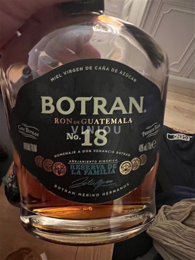 Rum Jantarová Botran N°18 Pas d'infos 8a Guatemala Nespecifikováno