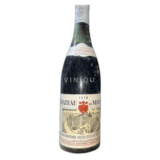 Bourgondië Niet gespecificeerd Château Mercey 1978