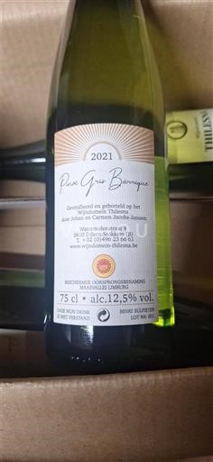 Flanders Maas Valley Limburg Wijndomein Thilesna Banrique 2021