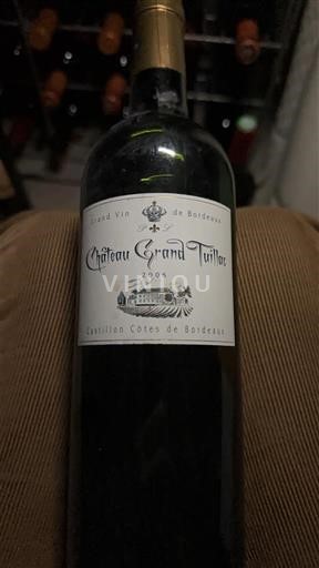 Bordeaux Castillon Côtes de Bordeaux Château Grand Tuillac 2006