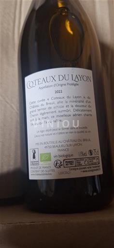 Valle del Loira Coteaux-du-Layon Château Breuil 2022