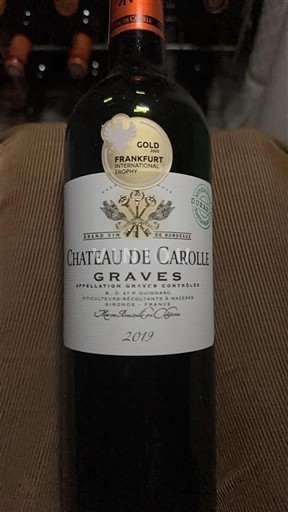 Bordeaux Graves Château Carolle 2019