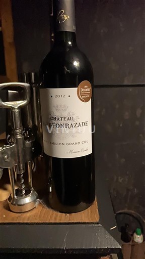 Bordeaux Saint-Émilion Grand Cru Grand Cru Château Monfroznade 2012
