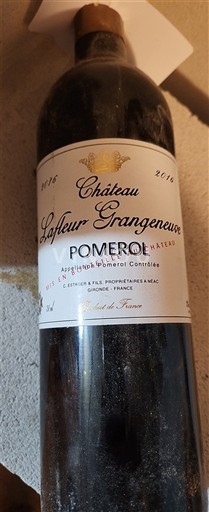 Bordéus Pomerol Château Lafleur Grangeneuve 2016