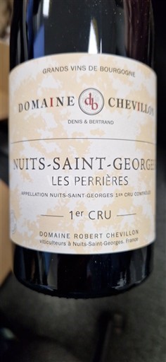 Burgundija Nuits-Saint-Georges Premier Cru Domaine Robert Chevillon Les Perrières 2023