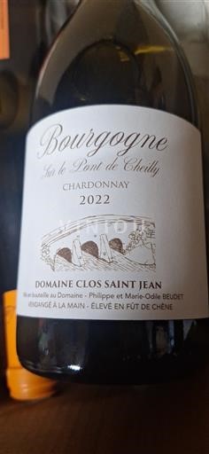 Bourgondië Bourgogne Domaine Clos Saint Jean Sur le Pont de Cheilly 2022