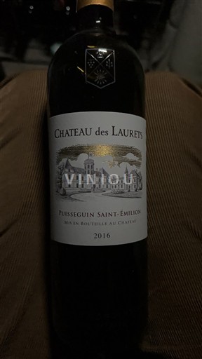 Bordeaux Puisseguin-saint-émilion Château S Laurets 2016