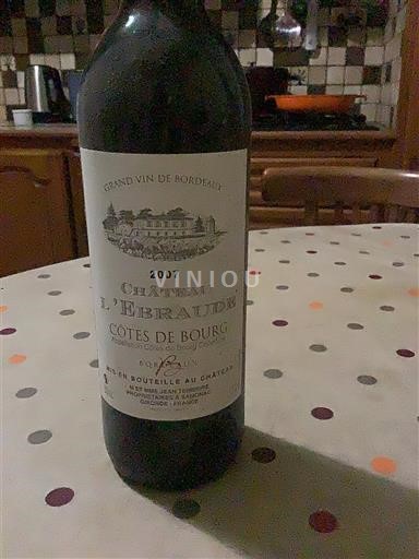 Burdeos Côtes-de-bourg Château L'Ebraude 2007