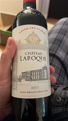 Bordeaux Saint-Émilion Grand Cru Grand Cru Classé Château Laroque 2015