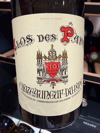 Rhônedalen Châteauneuf-du-Pape Clos des Papes 2024
