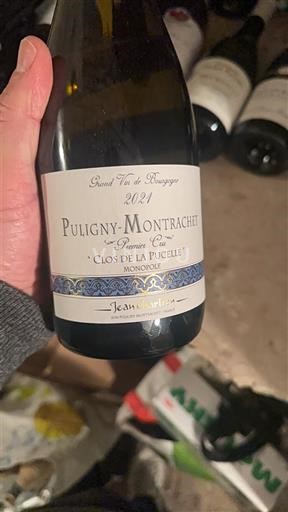 Bourgogne Puligny-montrachet Premier Cru Domaine Jean Chartron Clos de la Pucelle Monopole 2021
