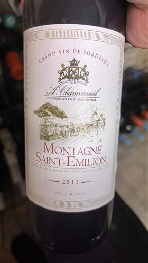 Bordeaux Montagne-saint-émilion A. Chamvermeil 2011