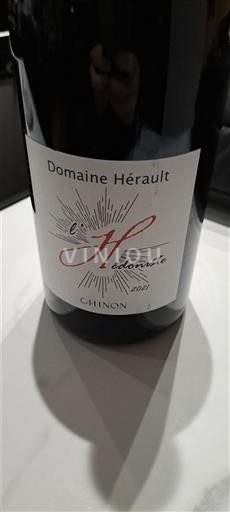 Loiren laakso Chinon Domaine Hérault L'Hédoniste 2021