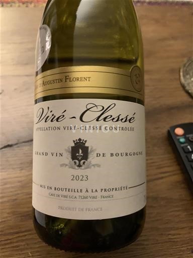 Borgogna Viré-clessé Cave de Viré Augustin Florent 2023