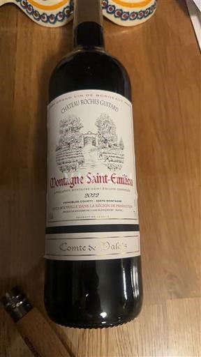 Bordeaux Montagne-saint-émilion Château Roches Guitard Comte de Wales 2020