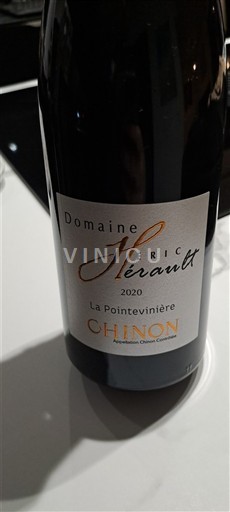Loiren laakso Chinon Domaine Éric Hérault La Pointevinière 2020