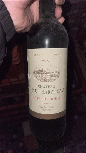 Burdeos Côtes-de-bourg Château Haut Barateau 2015