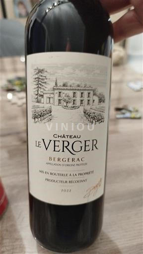 Sydväst Bergerac Château Le Verger 2022
