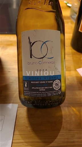 Vallée de la Loire Muscadet-sèvre-et-maine Bruno Cormerais Vieilles Vignes 2022