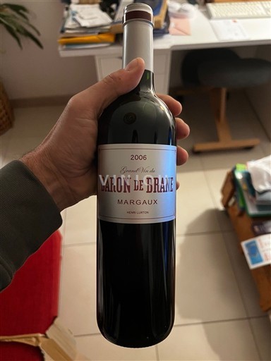 Bordeaux Margaux Château Brane-Cantenac Baron de Brane 2006