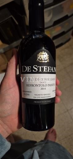 Véneto No especificado De Stefani Vigneto Singolo da Uve Marzemino 2014