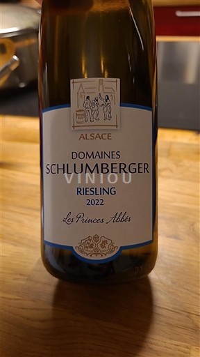 Alsace Riesling Domaine Domaines Schlumberger Les Princes Abbés 2022
