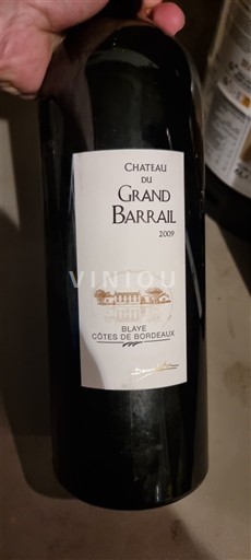 Burdeos Blaye-Côtes de Burdeos Château Grand Barrail 2009