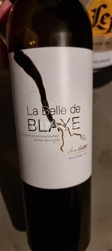 Bordeaux Blaye-Côtes-de-Bordeaux La Belle de Blaye 2019