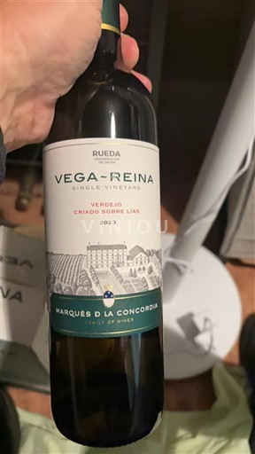 Kastilie a León Rueda Marqués de la Concordia Vega-Reina Single Vineyard Verdejo Criado sobre Lías 2023