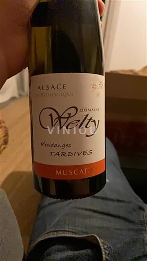 Alsacia Vendanges Tardives Domaine Welty Vendanges Tardives Muscat 2018