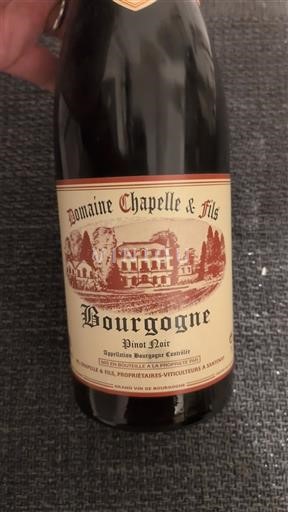 Burgundy Domaine Chapelle & Fils 2010